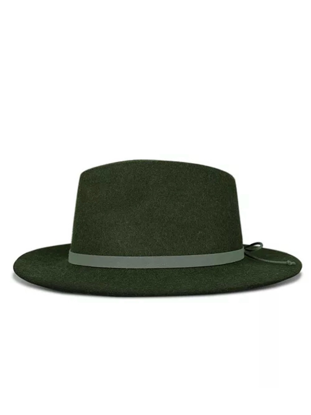 Lucky Brand Olive Wool Fedora Hat NWT